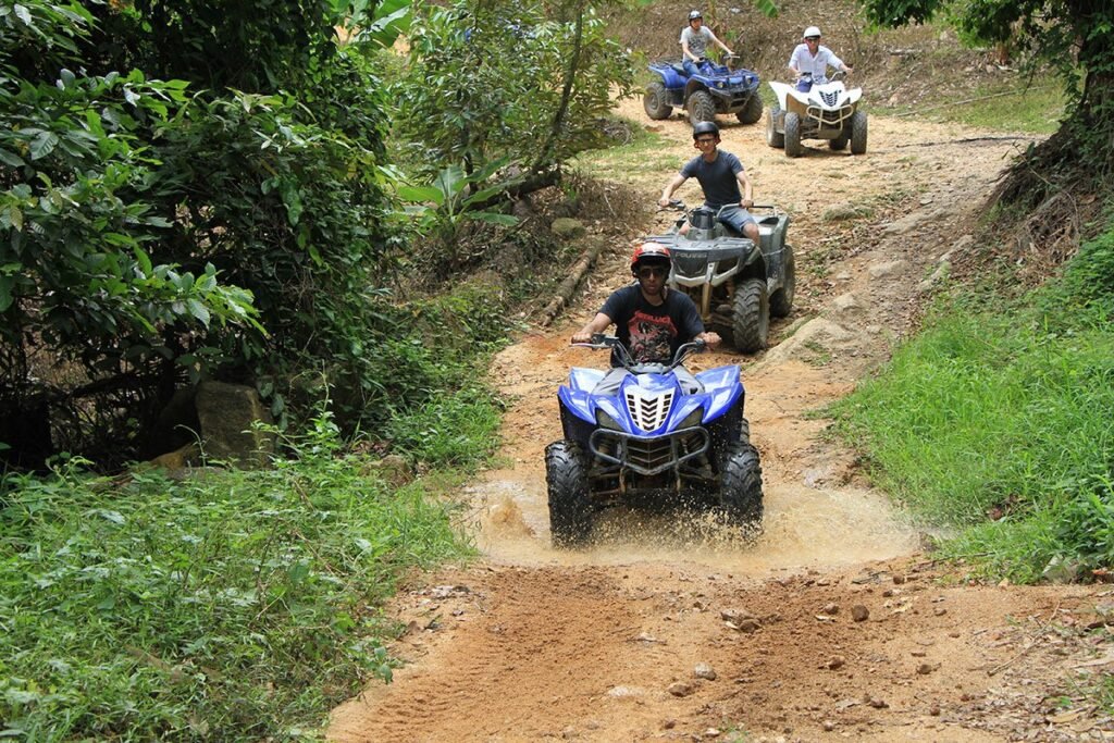 atv on dirt samui