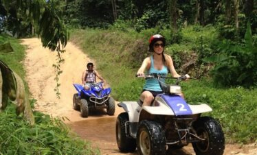 girl on atv quad samui